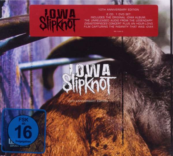 SLIPKNOT-IOWA (10TH ANNIVERSARY DELUXE EDITION 2CD+DVD)