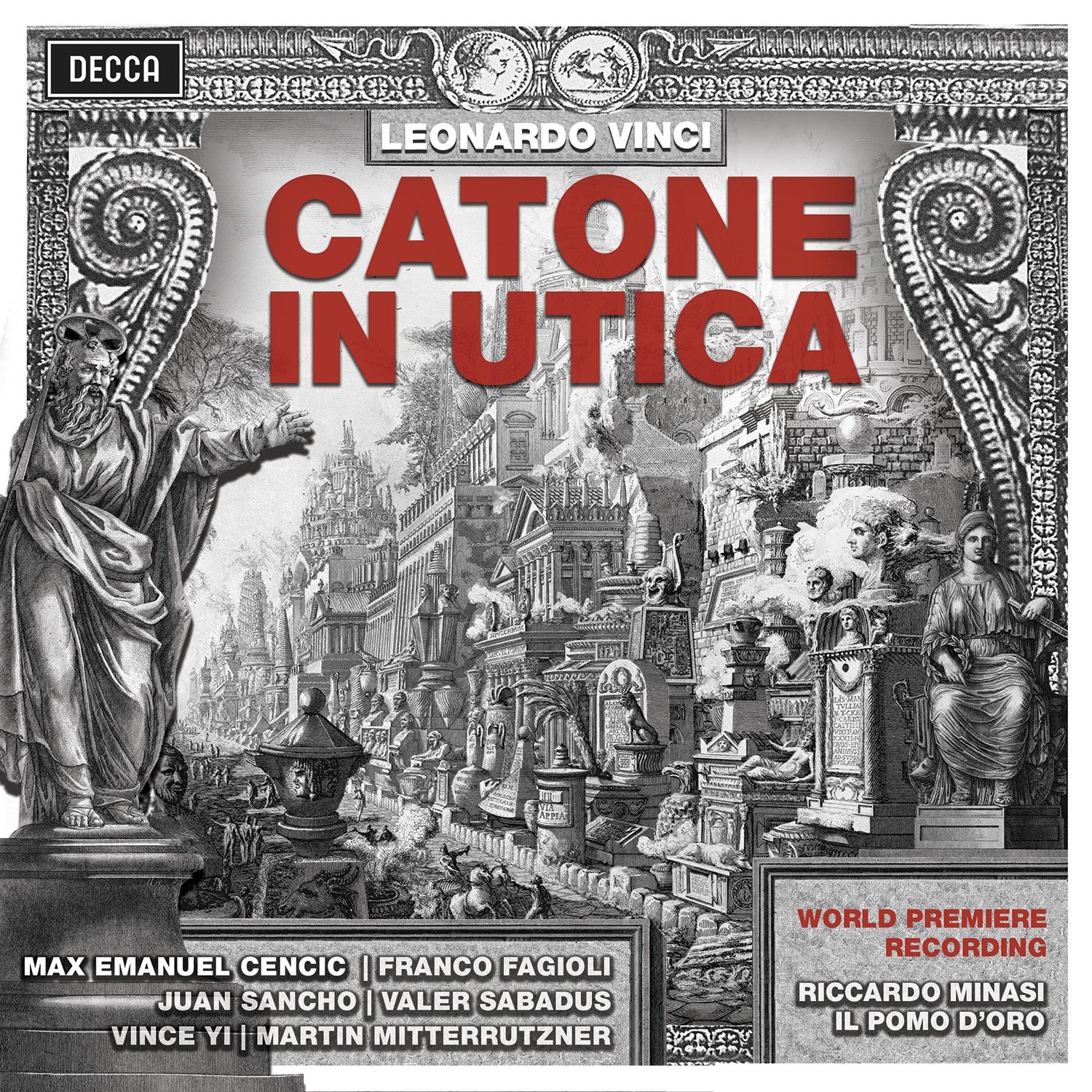 JUAN SANCHO, FRANCO FAGIOLI, MAX CENCIC, VALER SABADUS, MARTIN MITTERRUTZNER, VINCE YI, IL POMO D´ORO, RICCARDO MINASI-VINCI: CATONE IN UTICA