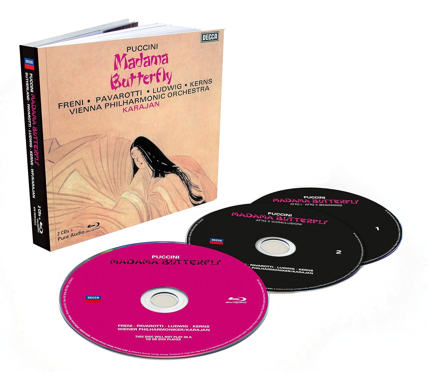 LUCIANO PAVAROTTI, WIENER PHILHARMONIKER, HERBERT VON KARAJAN-PUCCINI: MADAMA BUTTERFLY