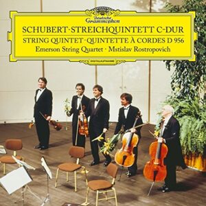 EMERSON STRING QUARTET, MSTISLAV ROSTROPOVICH-SCHUBERT: STRING QUINTET IN C MAJOR, D.956