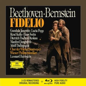 GUNDULA JANOWITZ, LUCIA POPP, RENÉ KOLLO, ADOLFO DALLAPOZZA, DIETRICH FISCHER-DIESKAU, HANS SOTIN, MANFRED JUNGWIRTH, CHOR DER WIENER STAATSOPER, WIENER PHILHARMONIKER, LEONARD BERNSTEIN-BEETHOVEN: FIDELIO OP.72