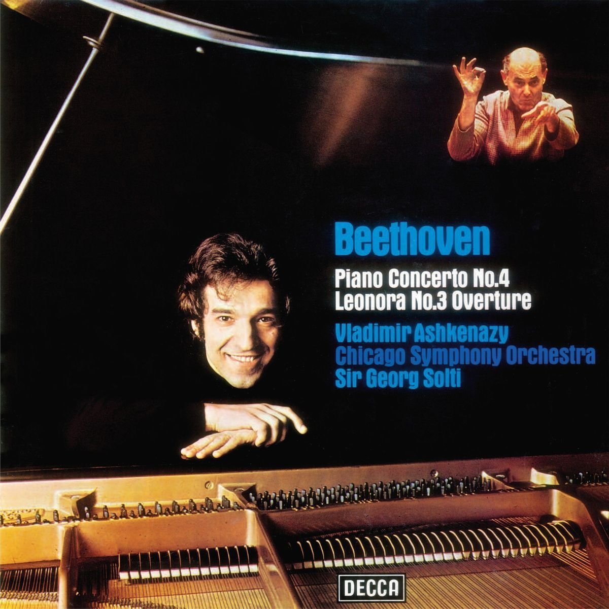 VLADIMIR ASHKENAZY, CHICAGO SYMPHONY ORCHESTRA, SIR GEORG SOLTI-BEETHOVEN: PIANO CONCERTO NO.4 IN G; OVERTURE "LEONORE NO.3"