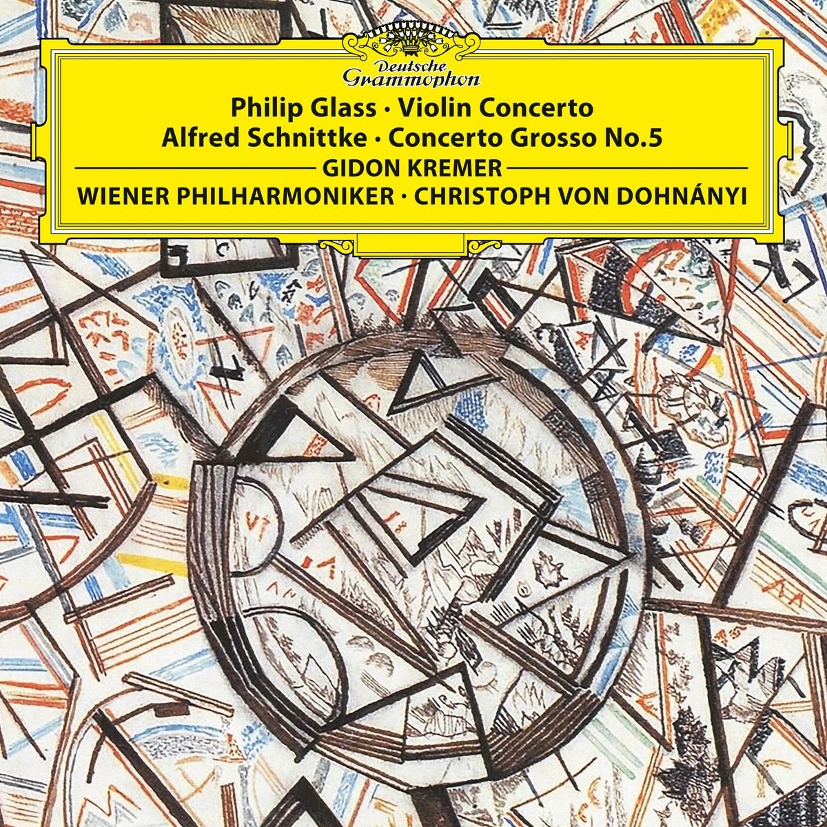 GIDON KREMER, RAINER KEUSCHNIG, WIENER PHILHARMONIKER, CHRISTOPH VON DOHNANYI-GLASS: VIOLIN CONCERTO / SCHNITTKE: CONCERTO GROSSO
