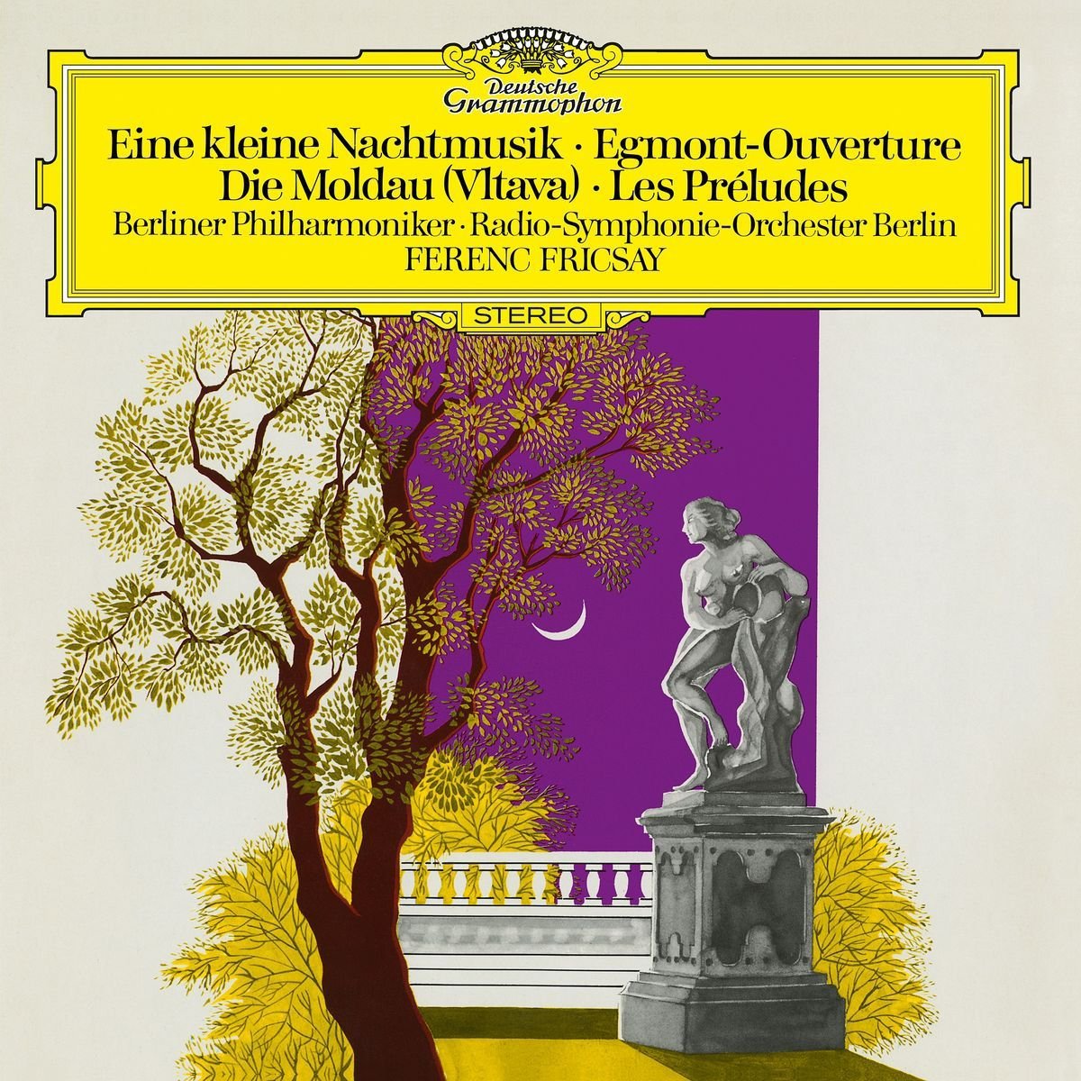 BERLINER PHILHARMONIKER, RADIO-SYMPHONIE-ORCHESTER BERLIN, FERENC FRICSAY-MOZART: SERENADE IN G, K.525 "EINE KLEINE NACHTMUSIK" / BEETHOVEN: MUSIC TO GOETHE´S TRAGEDY "EGMONT", OP.84 / SMETANA: THE MOLDAU, JB 1:112 / LISZT: LES PRÉLUDES,S.97