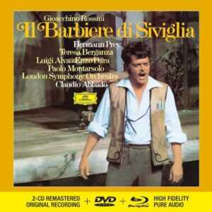 TERESA BERGANZA, LUIGI ALVA, HERMANN PREY, ORCHESTRA DEL TEATRO ALLA SCALA DI MILANO, CLAUDIO ABBADO-ROSSINI: IL BARBIERE DI SIVIGLIA
